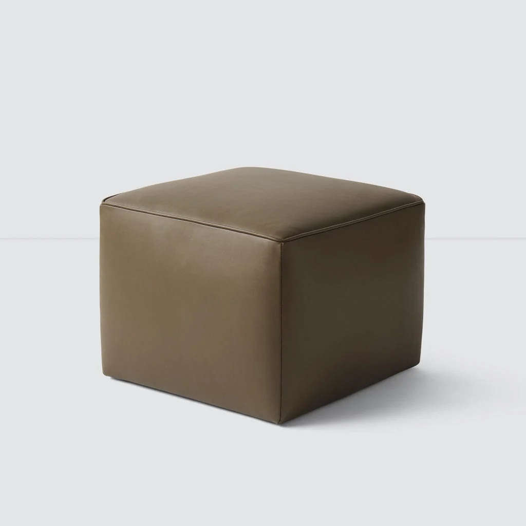 Torres Square Leather Ottoman - Medium & Large - Image 24