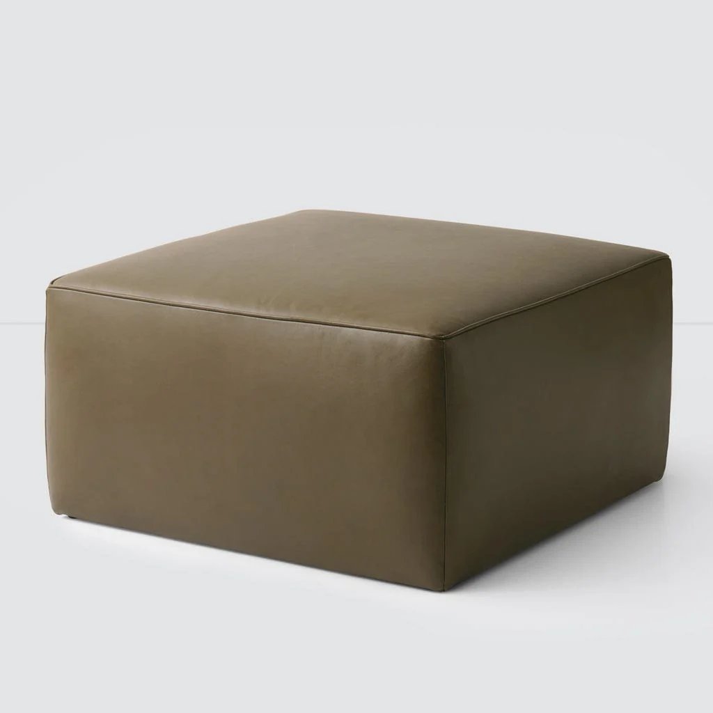 Torres Square Leather Ottoman - Medium & Large - Image 27
